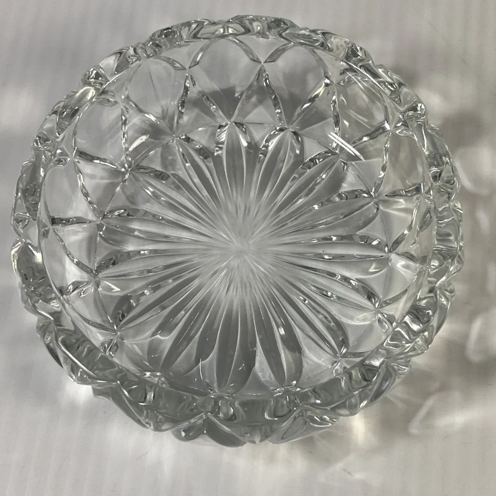 Famous Hersheys Kiss Crystal Candy Dish Clear